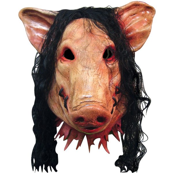 Máscara Billy de Jogos Mortais Saw Jigsaw Pig Porco Adulto
