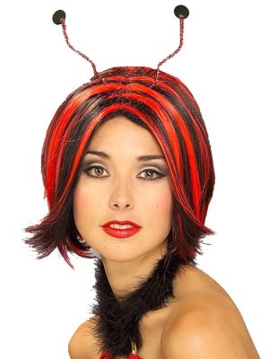 Peruca Adulto de Joaninha