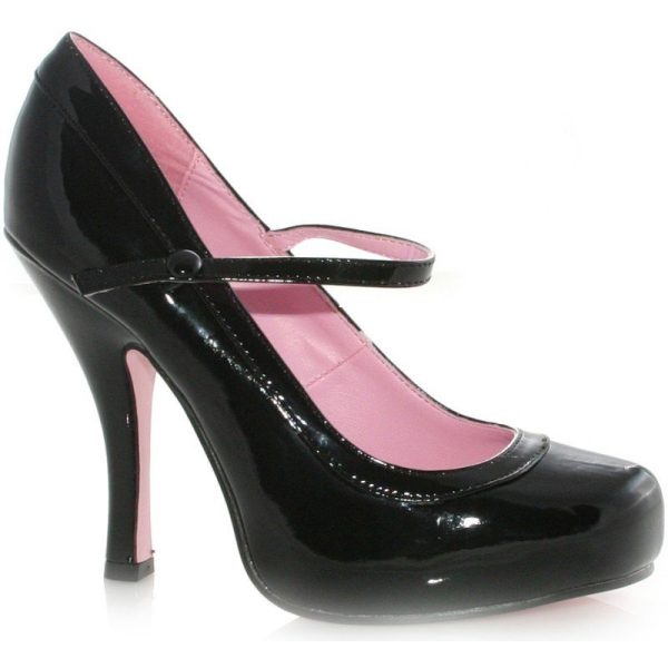 Sapato Alto Adulto Feminino Babydoll Preto Sapato Alto Adulto Feminino Babydoll Preto
