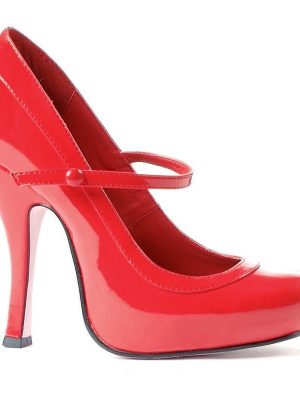 Sapato Alto Adulto Feminino Babydoll Vermelho Sapato Alto Adulto Feminino Babydoll Vermelho