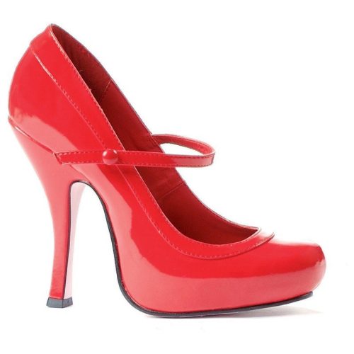 Sapato Alto Adulto Feminino Babydoll Vermelho Sapato Alto Adulto Feminino Babydoll Vermelho