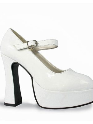Sapato Alto Adulto Feminino Branco Sexy Sapato Alto Adulto Feminino Branco Sexy