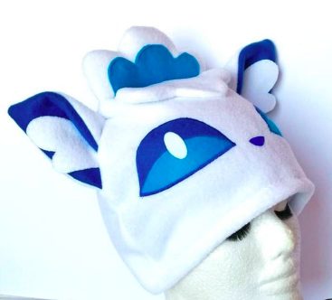 Touca Capuz do Pokemon Alolan vulpix Infantil Touca Capuz do Pokemon Alolan vulpix Infantil