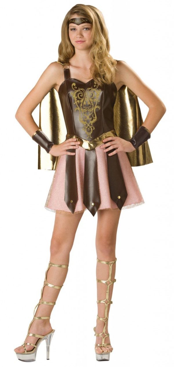 Fantasia Gladiadora Coliseu Romana Adolescente Fantasia Gladiadora Coliseu Romana Adolescente