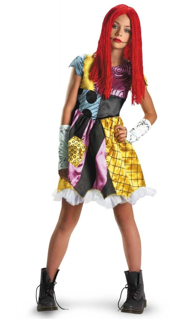 Fantasia Infantil Feminina The Nightmare Before Christmas Sally