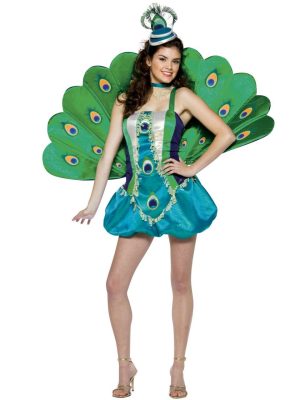 Fantasia Pavão Adolescente Luxo Fantasia Pavão Adolescente Luxo