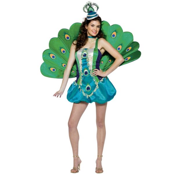 Fantasia Pavão Adolescente Luxo Fantasia Pavão Adolescente Luxo
