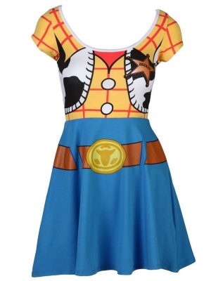 Vestido Fantasia Woody Toy Story Adolescente Luxo Vestido Fantasia Woody Toy Story Adolescente Luxo