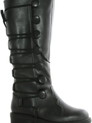 Bota Renaissance Preta Bota Renaissance Preta
