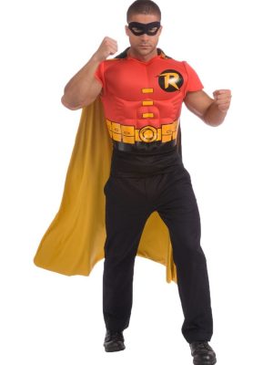 Camiseta Adulto do Robin com Músculos Camiseta Adulto do Robin com Músculos