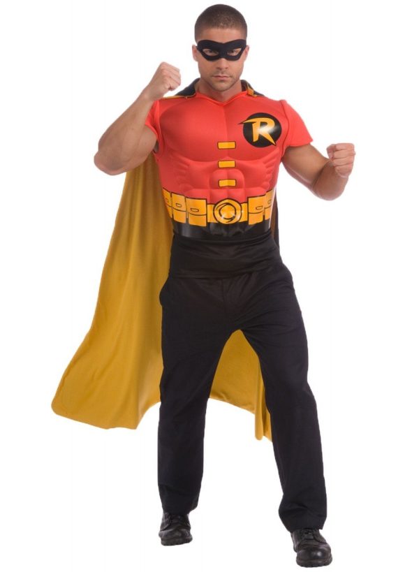 Camiseta Adulto do Robin com Músculos Camiseta Adulto do Robin com Músculos