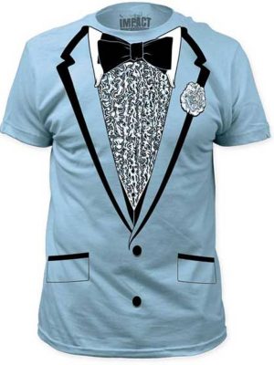 Camiseta Smoking Azul Camiseta Smoking Azul