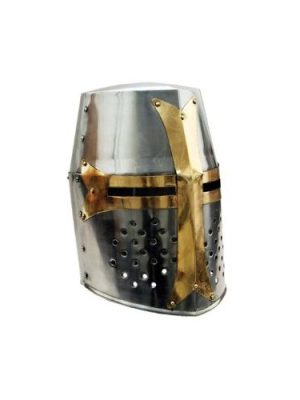 Capacete Medieval em Aço Capacete Medieval em Aço