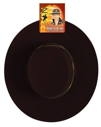 Chapéu Adulto Luxo Zorro Chapéu Adulto Luxo Zorro