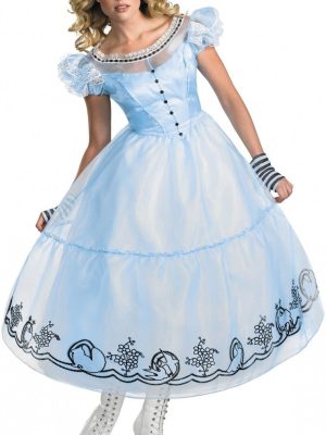 Fantasia Adulto Alice no País das Maravilhas Luxo Fantasia Adulto Alice no País das Maravilhas Luxo