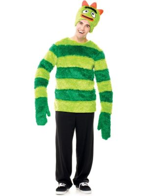 Fantasia Adulto Brobee Alienígena Verde Yo Gabba Gabba