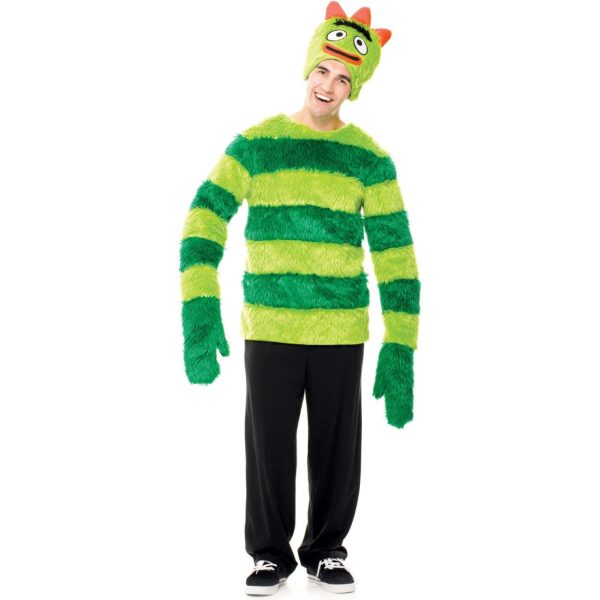 Fantasia Adulto Brobee Alienígena Verde Yo Gabba Gabba Fantasia Adulto Brobee Alienígena Verde Yo Gabba Gabba