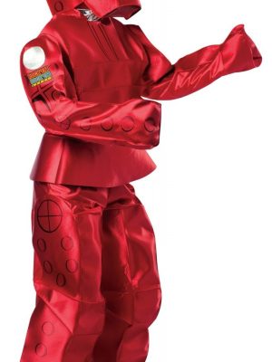 Fantasia Adulto de Robô Vermelha