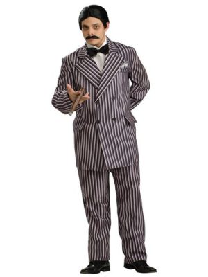 Fantasia Adulto Família Addams Gomez Luxo Fantasia Adulto Família Addams Gomez Luxo