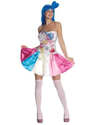 Fantasia Adulto Feminino Sweet As Candy California Girl Katy Perry