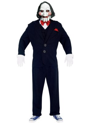 Fantasia Adulto Terror Billy de Jogos Mortais Saw Jigsaw Fantasia Adulto Terror Billy de Jogos Mortais Saw Jigsaw