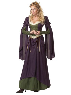 Fantasia Adulto Vestido Lady Luxo Fantasia Adulto Vestido Lady Luxo
