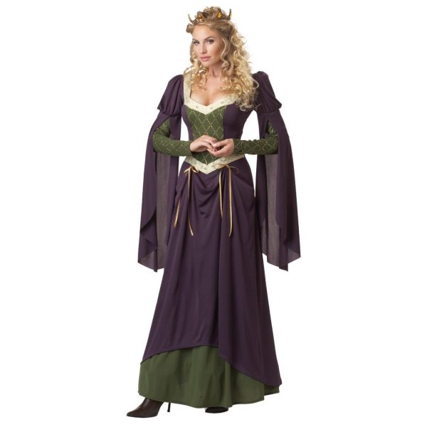 Fantasia Adulto Vestido Lady Luxo Fantasia Adulto Vestido Lady Luxo