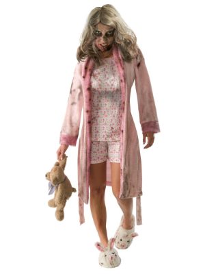 Fantasia Adulto Walking Dead Zumbi de Pijama Fantasia Adulto Walking Dead Zumbi de Pijama