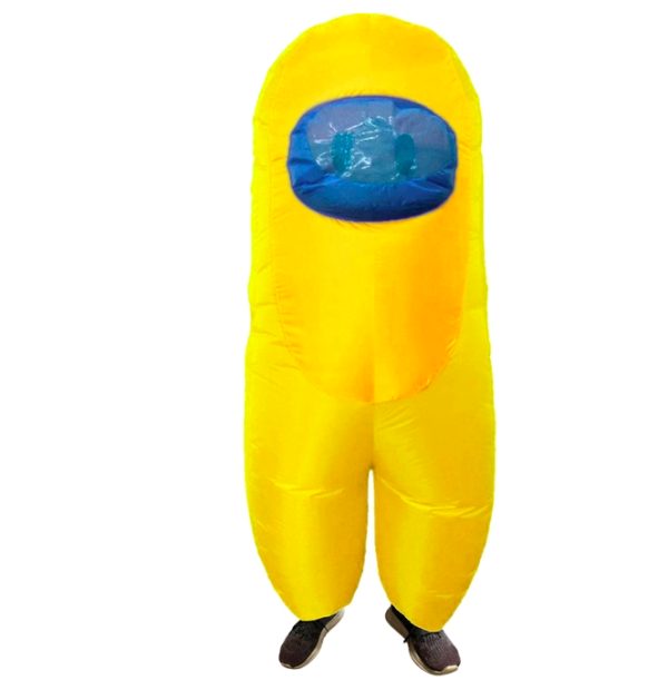 Fantasia Among Us Impostor Amarelo Adulto Fantasia Among Us Impostor Amarelo Infantil