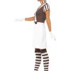 Fantasia Anões Oompa Loopas Fabrica de Chocolate Adulto Feminino