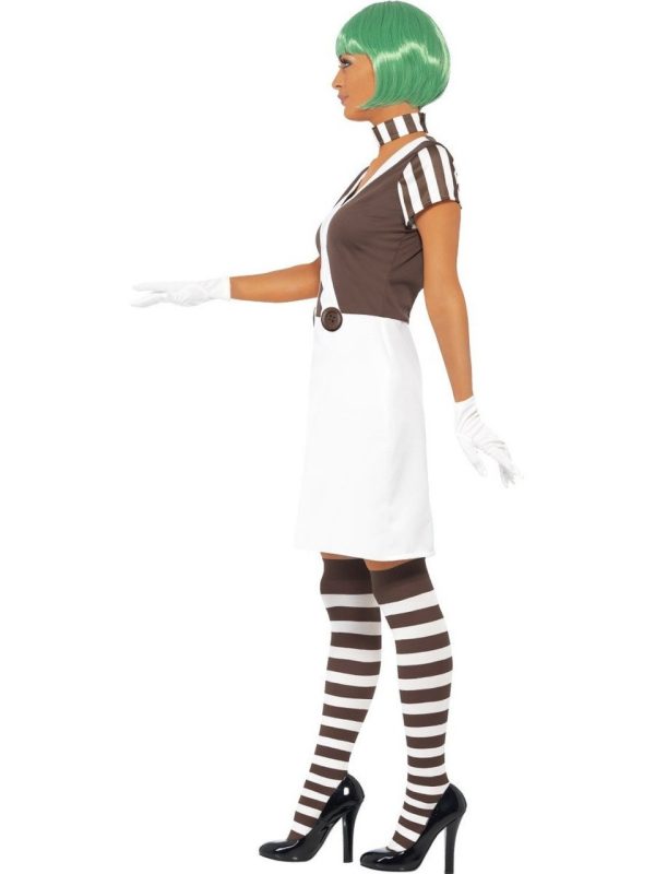 Fantasia Anões Oompa Loopas Fabrica de Chocolate Adulto Feminino Fantasia Anões Oompa Loopas Fabrica de Chocolate Adulto Feminino