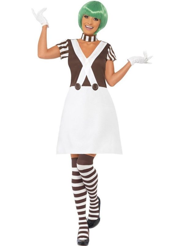 Fantasia Anões Oompa Loopas Fabrica de Chocolate Adulto Feminino Fantasia Anões Oompa Loopas Fabrica de Chocolate Adulto Feminino