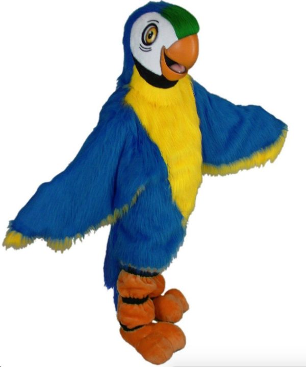 Fantasia Arara Azul Mascote