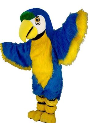 Fantasia Arara Azul Mascote Clássica Fantasia Arara Azul Mascote Clássica