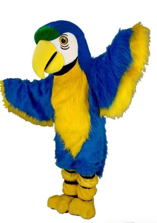 Fantasia Arara Azul Mascote Clássica Fantasia Arara Azul Mascote Clássica