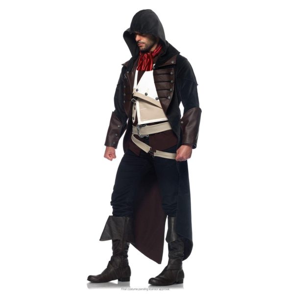 Fantasia Assassins Creed Arno Adulto Luxo Fantasia Assassins Creed Arno Adulto Luxo