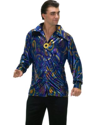 Fantasia Brega Camisa Roxa Adulto Fantasia Brega Camisa Roxa Adulto