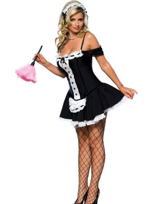 Fantasia Faxineira Maid Sexy Adulto Luxo