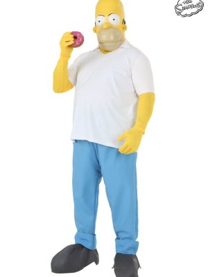 Fantasia Homer Os Simpsons Adulto Luxo Fantasia Homer Os Simpsons Adulto Luxo