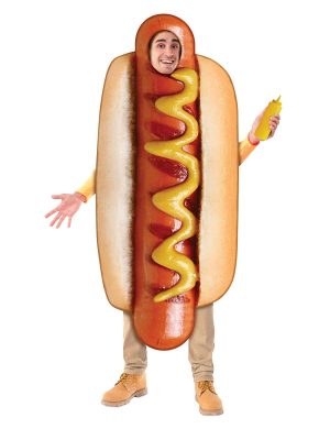 Fantasia Hot Dog Cachorro Quente Luxo Adulto Fantasia Hot Dog Cachorro Quente Luxo Adulto