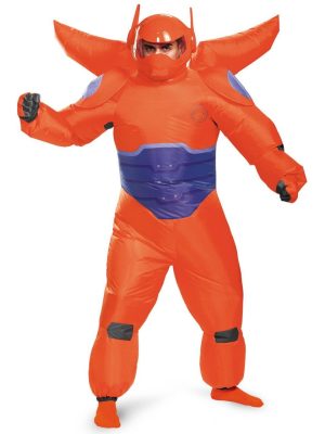 Fantasia Inflável Baymax Vermelho Operação Big Hero 6 Adulto Fantasia Inflável Baymax Vermelho Operação Big Hero 6 Adulto