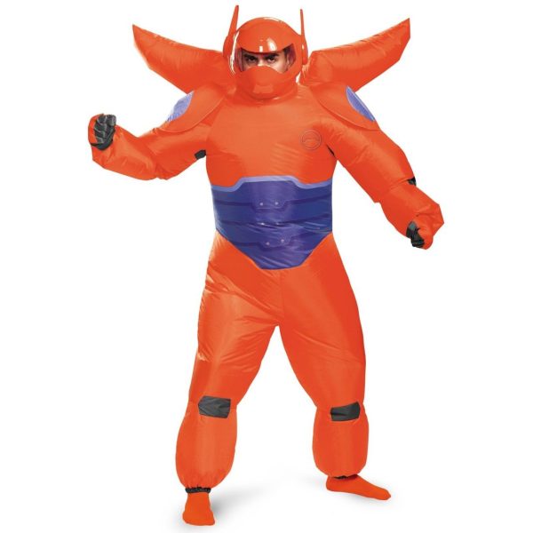 Fantasia Inflável Baymax Vermelho Operação Big Hero 6 Adulto Fantasia Inflável Baymax Vermelho Operação Big Hero 6 Adulto