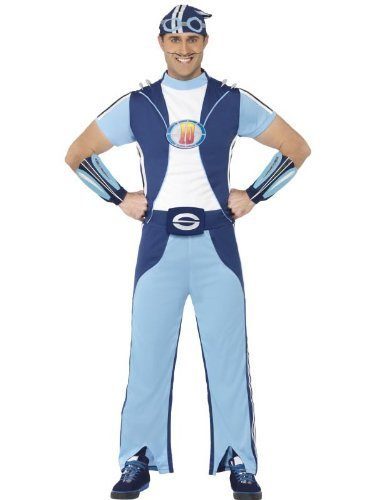 Fantasia LazyTown Sportacus Adulto Fantasia LazyTown Sportacus Adulto