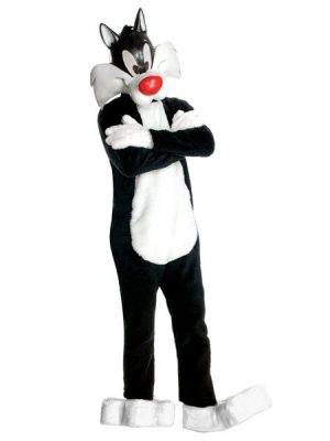 Fantasia Mascote Adulto do Gato Frajola da Looney Tunes Fantasia Mascote Adulto do Gato Frajola da Looney Tunes
