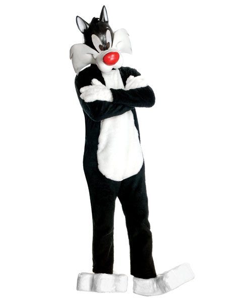 Fantasia Mascote Adulto do Gato Frajola da Looney Tunes