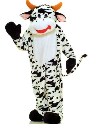 Fantasia Mascote Adulto Vaca Clássica Fantasia Mascote Adulto Vaca Clássica