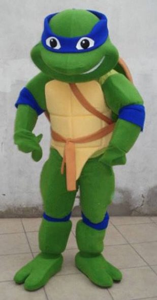 Fantasia Mascote Leonardo Tartaruga Ninja Fantasia Mascote Leonardo Tartaruga Ninja
