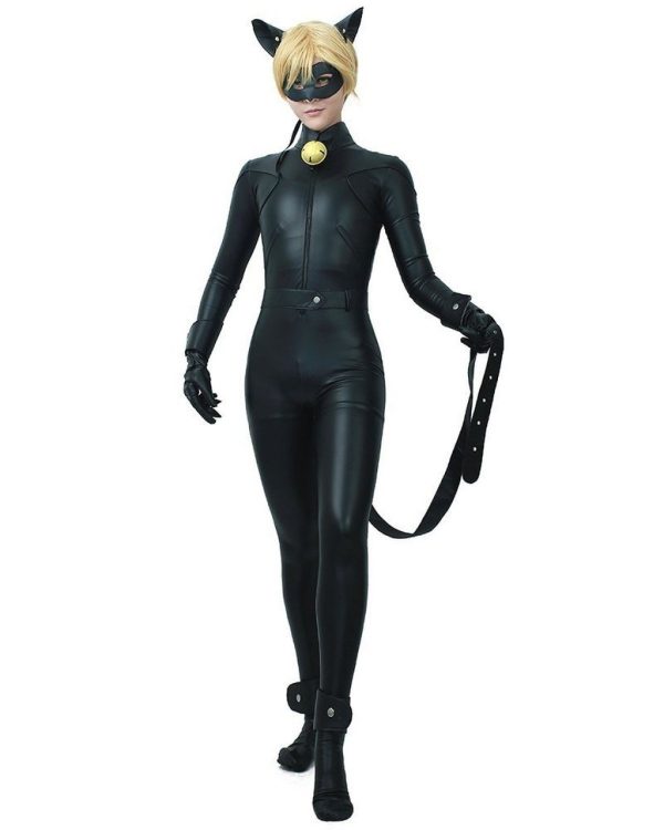 Fantasia Miraculous Gato Adulto Luxo Fantasia Miraculous Gato Adulto Luxo
