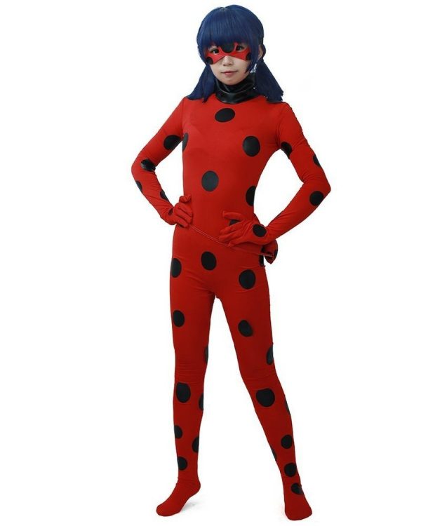 Fantasia Miraculous Joaninha Adulto Luxo Fantasia Miraculous Joaninha Infantil Luxo