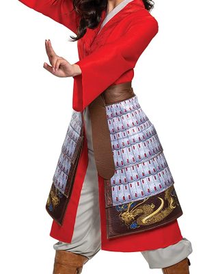Fantasia Mulan Brilhante Clássica Adulto Super Luxo Fantasia Mulan Brilhante Clássica Adulto Super Luxo